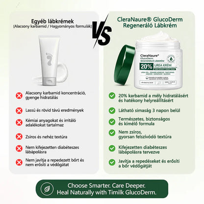 🥇CleraNaure®GlucoDerm Regeneráló Lábkrém