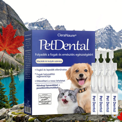 💎[Hivatalos áruház] CleraNaure® Pet Dental & Digestive Health Oral Liquid – Frissíti a leheletet, eltávolítja a fogkövet, elősegíti az íny regenerálódását és stabilizálja a fogakat (macskák és kutyák számára) – Ma 80% kedvezménnyel!