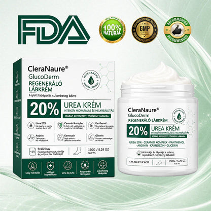 🥇CleraNaure®GlucoDerm Regeneráló Lábkrém
