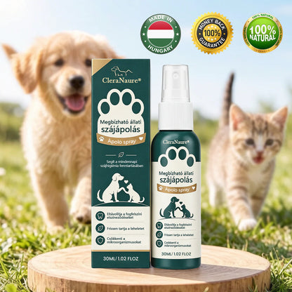CleraNaure® TrustedPet háziállat szájápoló spray – Könnyű napi fogápolási támogatás