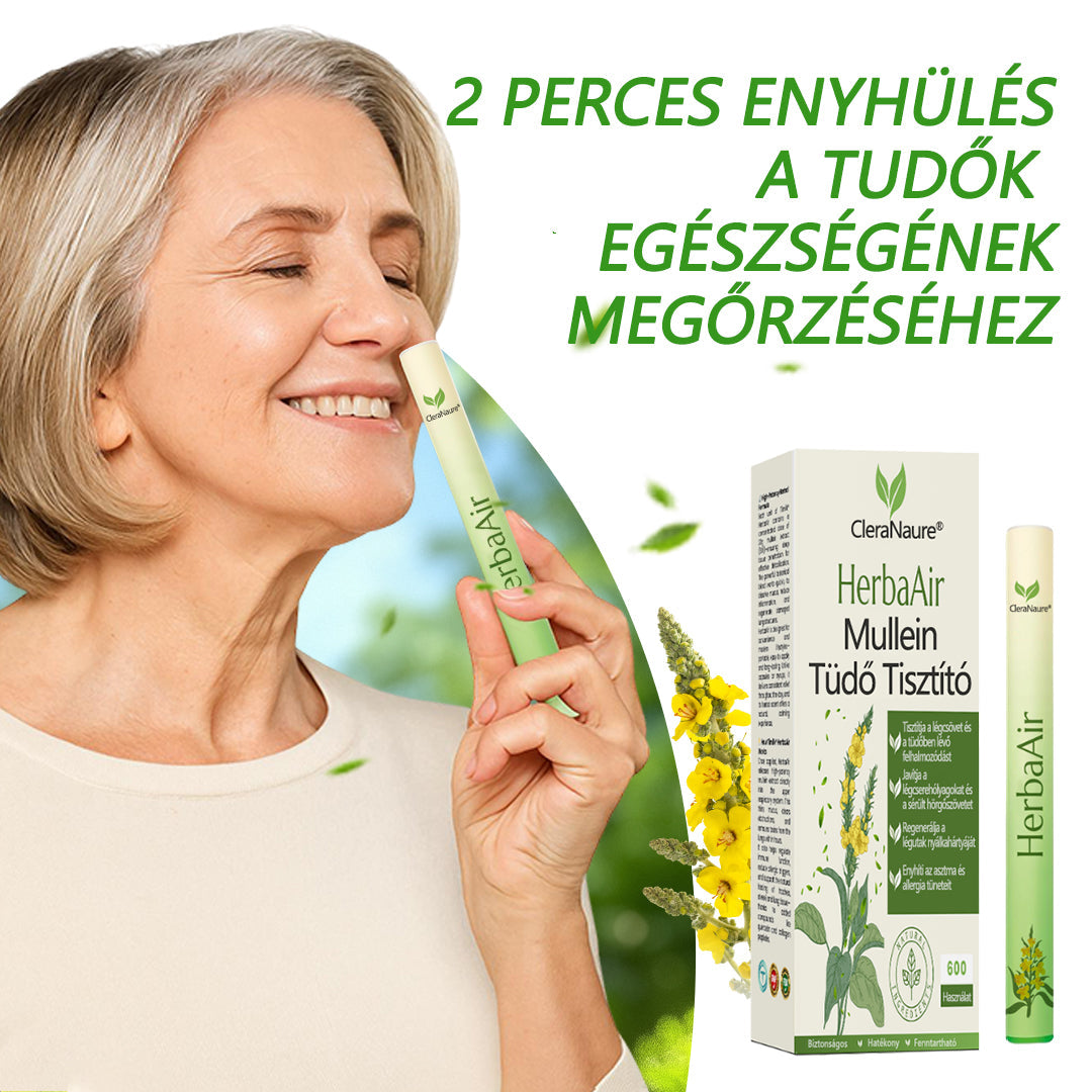 ✨CleraNaure® HerbaAir Mullein Tüdőtisztító