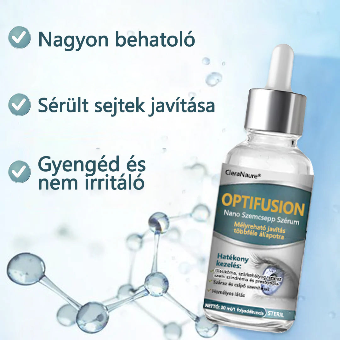 🥇CleraNaure® Optifusion Nano Szemcsepp Szérum-A nanotechnológia visszaállítja a tiszta látást, szemüveg nélkül, műtét nélkül