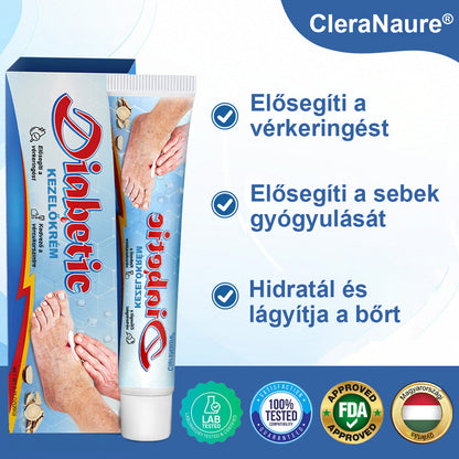 CleraNature® VitaGluco Cukorbetegség Kezelő Krém - 👨‍⚕️Bőrgyógyászok Által Ajánlott Formula