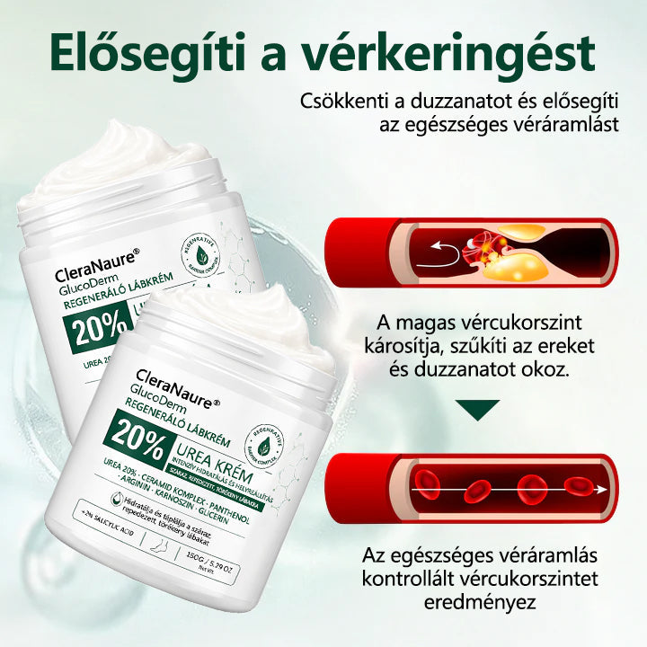 🥇CleraNaure®GlucoDerm Regeneráló Lábkrém