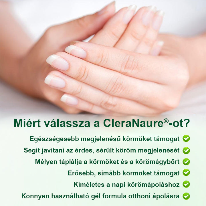 CleraNaure® Körömjavító és Tápláló Gél