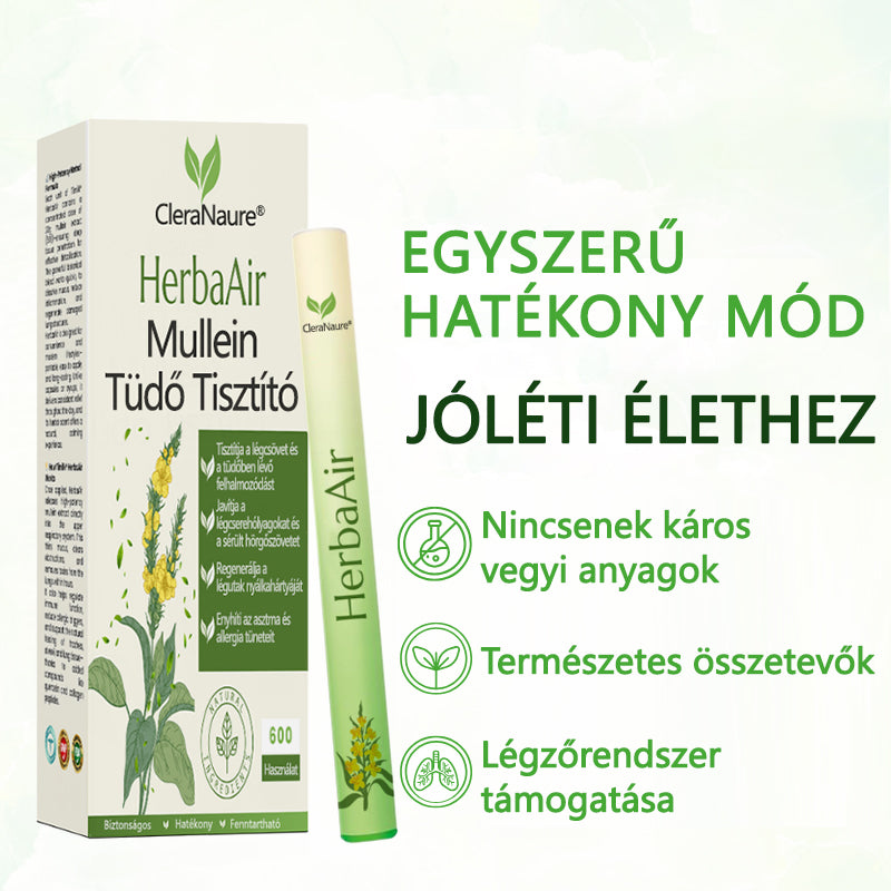 ✨CleraNaure® HerbaAir Mullein Tüdőtisztító