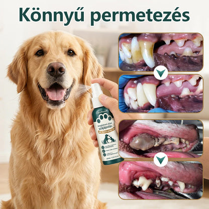 CleraNaure® TrustedPet háziállat szájápoló spray – Könnyű napi fogápolási támogatás