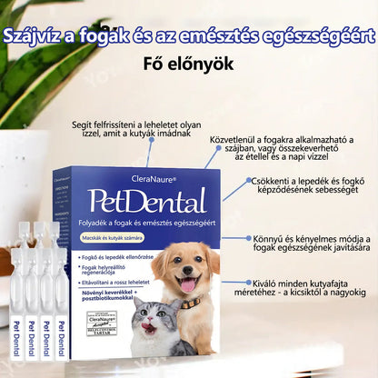 💎[Hivatalos áruház] CleraNaure® Pet Dental & Digestive Health Oral Liquid – Frissíti a leheletet, eltávolítja a fogkövet, elősegíti az íny regenerálódását és stabilizálja a fogakat (macskák és kutyák számára) – Ma 80% kedvezménnyel!