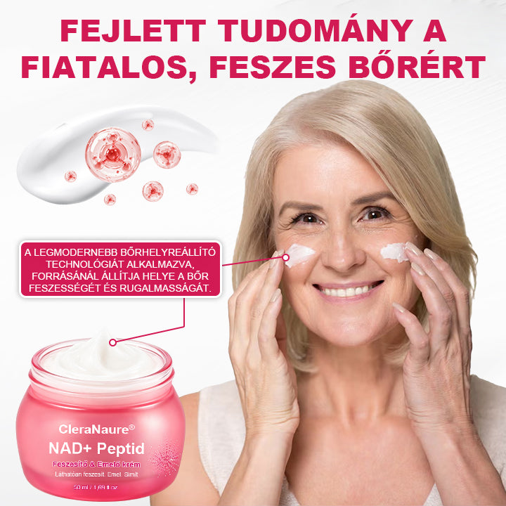 CleraNaure® NAD+ Peptidos Feszesítő és Emelő Krém