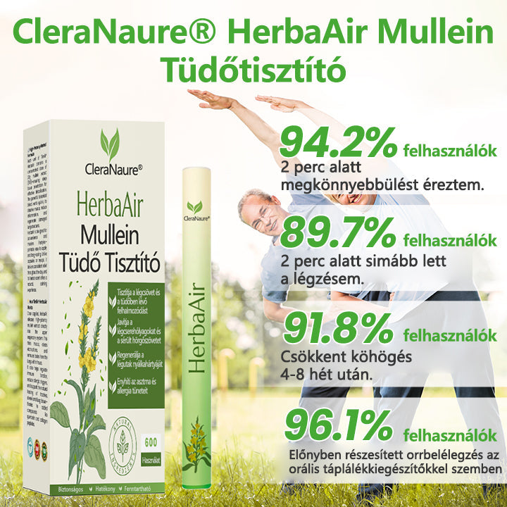 ✨CleraNaure® HerbaAir Mullein Tüdőtisztító