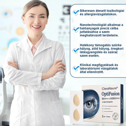 CleraNaure® OptiFusion Vision Support – Szemkörnyékápoló tapasz a látás támogatásáért 👁️✨
