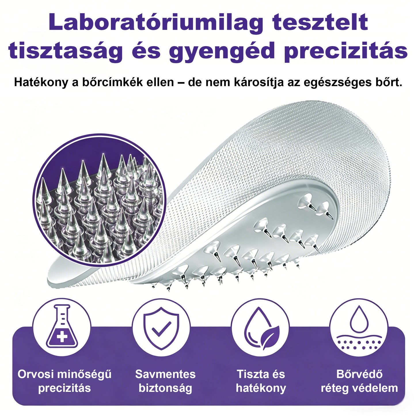 🛡️CleraNaure® mikrotűs szemölcs- és anyajegyeltávolító tapasz