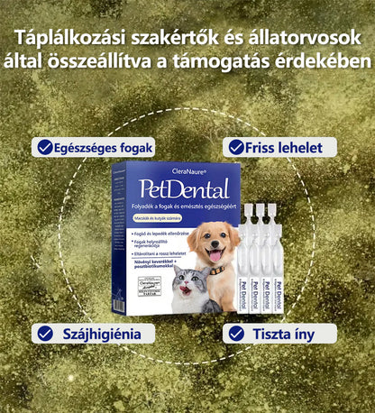 💎[Hivatalos áruház] CleraNaure® Pet Dental & Digestive Health Oral Liquid – Frissíti a leheletet, eltávolítja a fogkövet, elősegíti az íny regenerálódását és stabilizálja a fogakat (macskák és kutyák számára) – Ma 80% kedvezménnyel!
