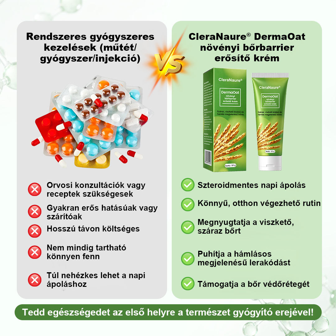 CleraNaure® DermaOat Növényi Védőréteg-krém