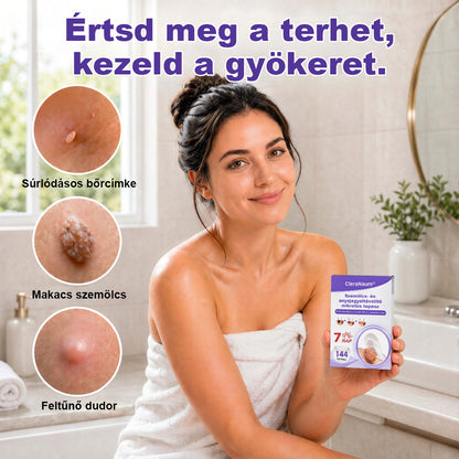🛡️CleraNaure® mikrotűs szemölcs- és anyajegyeltávolító tapasz