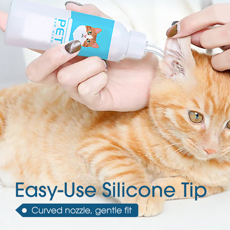 🐶🐱CleraNaure® –Fültisztító, amely enyhíti a kutyák és macskák viszketését