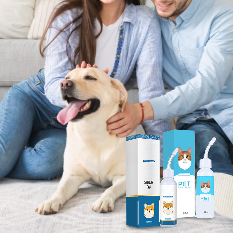 🐶🐱CleraNaure® –Fültisztító, amely enyhíti a kutyák és macskák viszketését