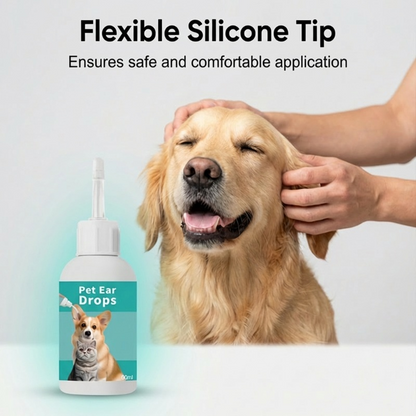 Limited-Time Special! 🐱🐶 Gentle Pet Ear Cleansing Drops—Say Goodbye to Outer Ear Canal Diseases